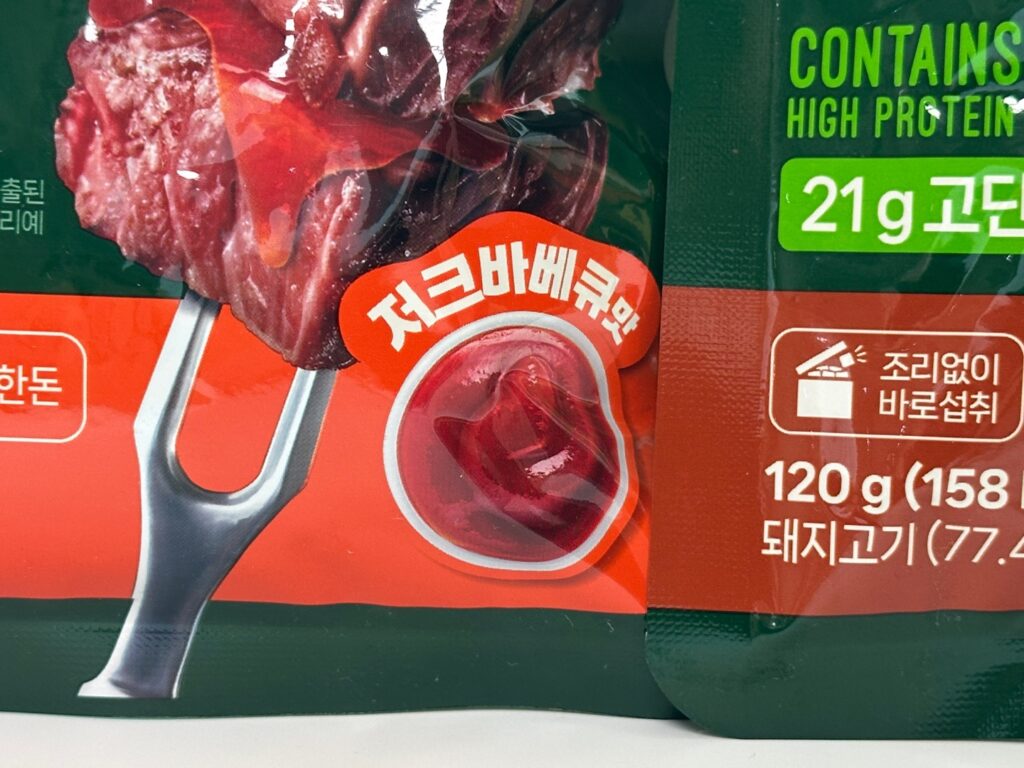 고기어트 저크바베큐맛 확대 이미지